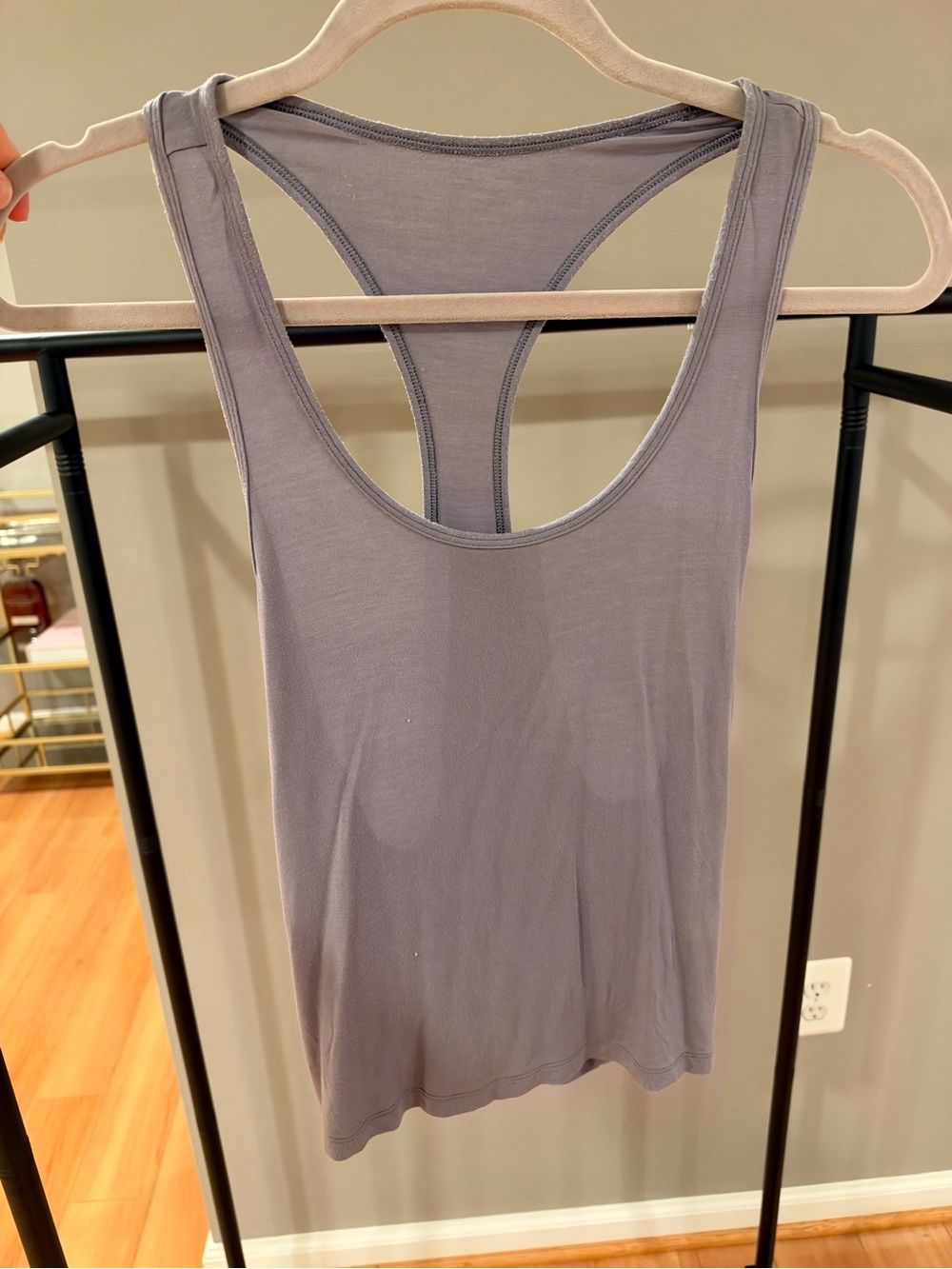 All Women's Racerback Tank Top - purplish gray